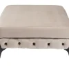 Hot Hocker Bellissima Velvet Beige 80Cm Sitzbänke