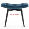 Hocker Black Vicky Velvet Petrol 46X59Cm Sitzbänke