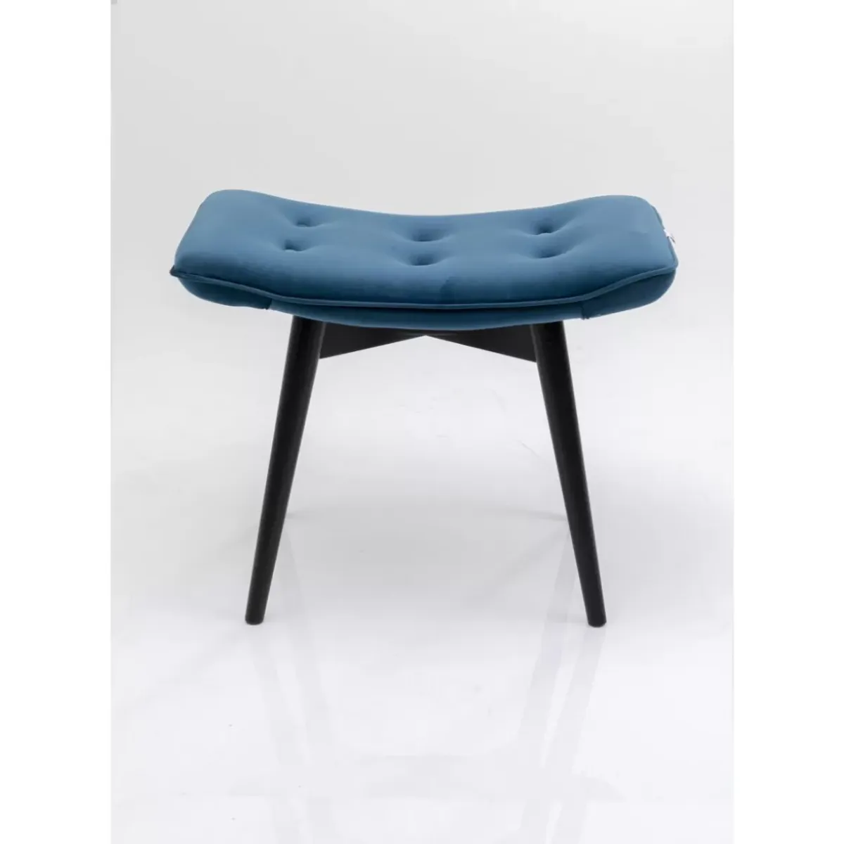 Hocker Black Vicky Velvet Petrol 46X59Cm Sitzbänke