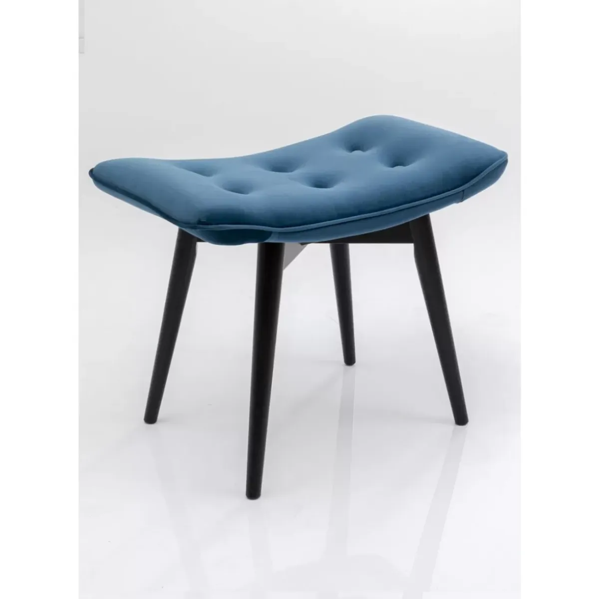 Hocker Black Vicky Velvet Petrol 46X59Cm Sitzbänke