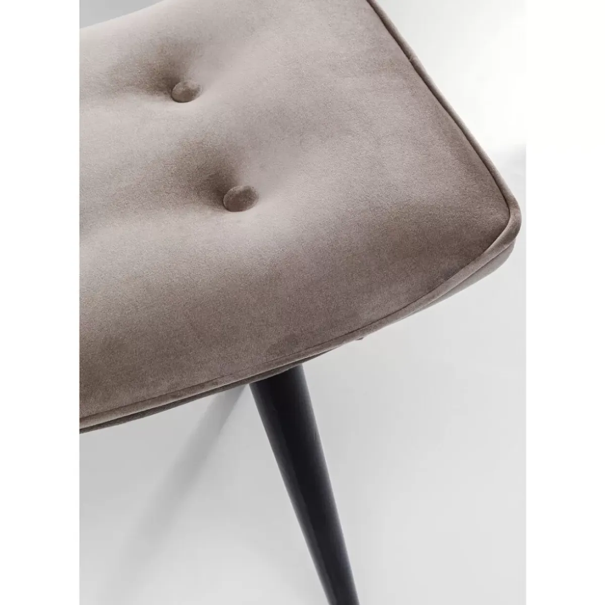 Sale Hocker Black Vicky Velvet Grau 46X59Cm Sitzbänke