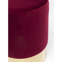 Sale Hocker Cherry Bordeaux Brass O35Cm Sitzbänke