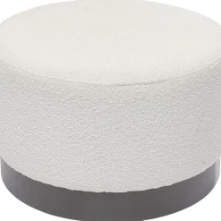 Clearance Hocker Cherry Boucle Creme Smoke O55Cm Sitzbänke
