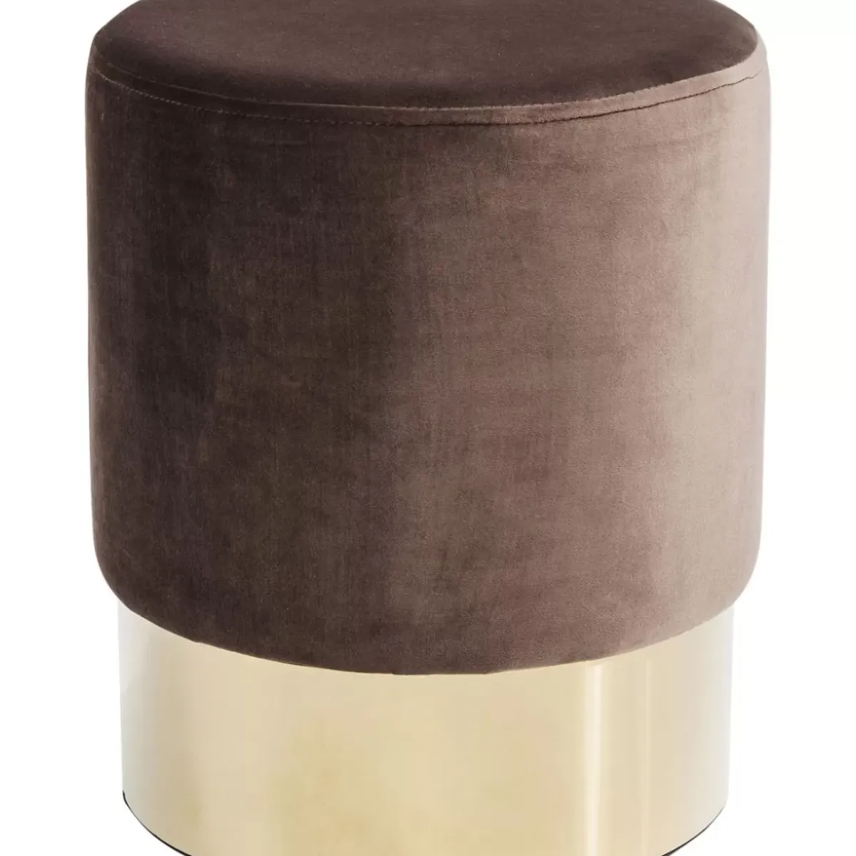 Best Hocker Cherry Braun Brass O35Cm Sitzbänke