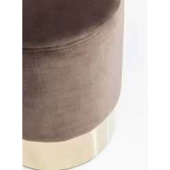 Best Hocker Cherry Braun Brass O35Cm Sitzbänke