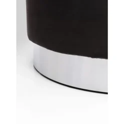 Outlet Hocker Cherry Dunkelgrau Silver O55Cm Sitzbänke