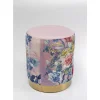 Outlet Hocker Cherry Flower Rosa Brass O32Cm Sitzbänke