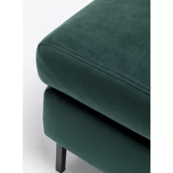 Hot Hocker Gianni Velvet Dunkelgrun Schwarz Sitzbänke