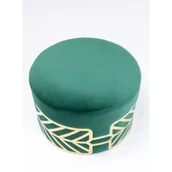 Discount Hocker Jenna Grun O61Cm Sitzbänke