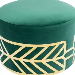 Discount Hocker Jenna Grun O61Cm Sitzbänke