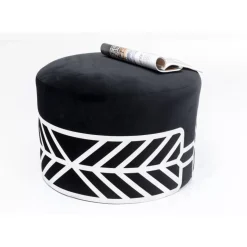 Online Hocker Jenna Schwarz O61Cm Sitzbänke