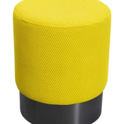 Outlet Hocker Jody Gelb Mesh Schwarz O35Cm Sitzbänke