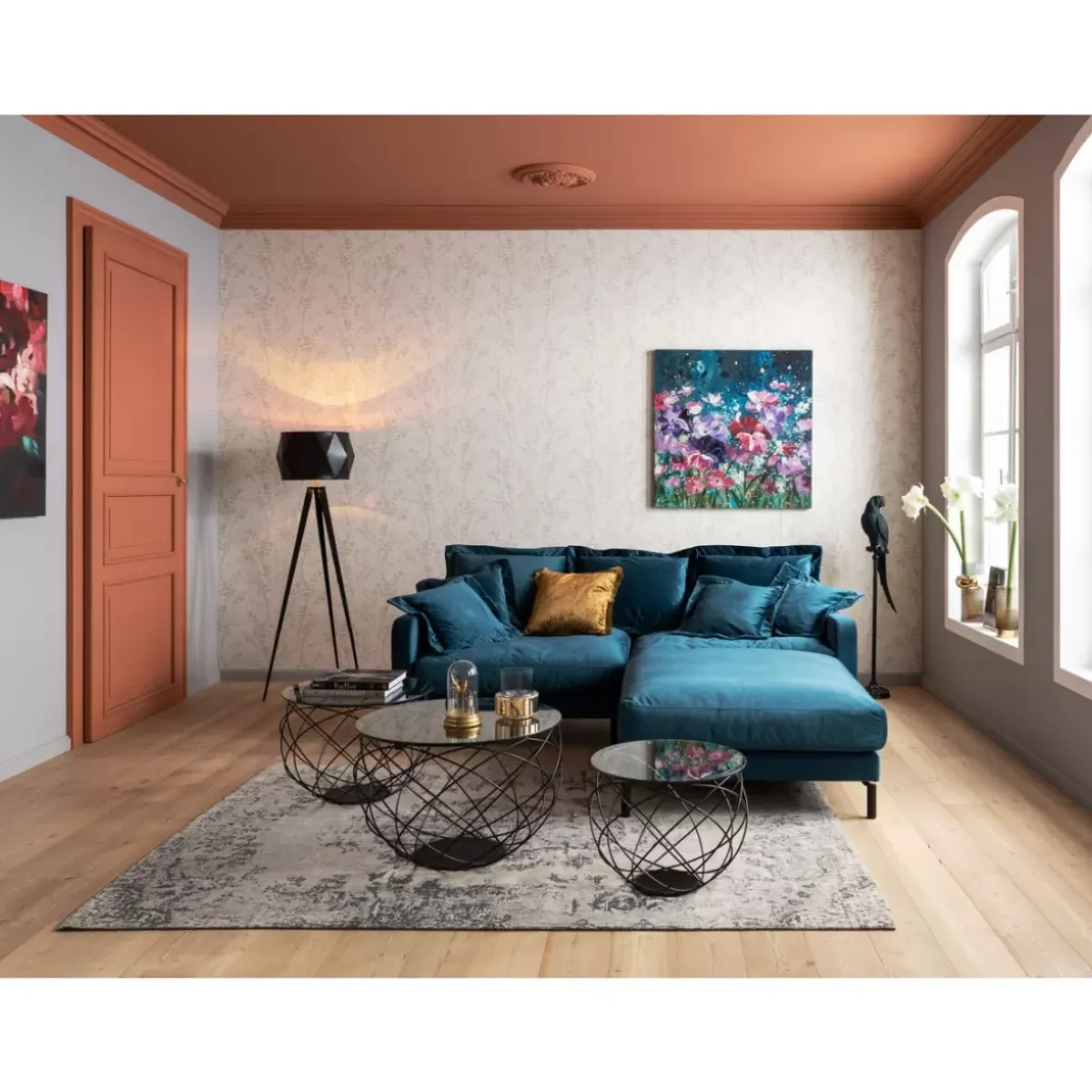 Sale Hocker Lullaby Petrol Sitzbänke