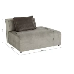 Sale Infinity 2-Sitzer 100 Elements Grau Sofas & Couches