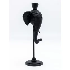 Hot Kerzenständer Elephant Head Schwarz 36Cm Kerzenständer & Laternen