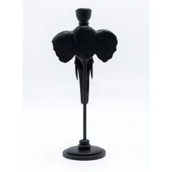 Hot Kerzenständer Elephant Head Schwarz 36Cm Kerzenständer & Laternen