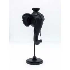 Kerzenständer Elephant Head Schwarz 49Cm Kerzenständer & Laternen