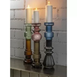 Clearance Kerzenständer Marvelous Duo Grun Braun 49Cm Kerzenständer & Laternen