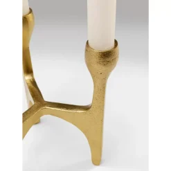 Sale Kerzenständer Stacky Gold 15Cm Kerzenständer & Laternen