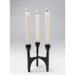 Outlet Kerzenständer Stacky Schwarz 15Cm Kerzenständer & Laternen