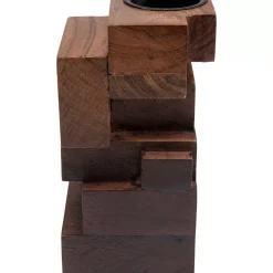Sale Kerzenständer Wood Tetris 31Cm Kerzenständer & Laternen