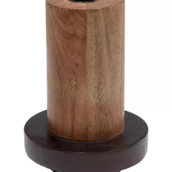Outlet Kerzenständer Wood Zylinder 15Cm Kerzenständer & Laternen