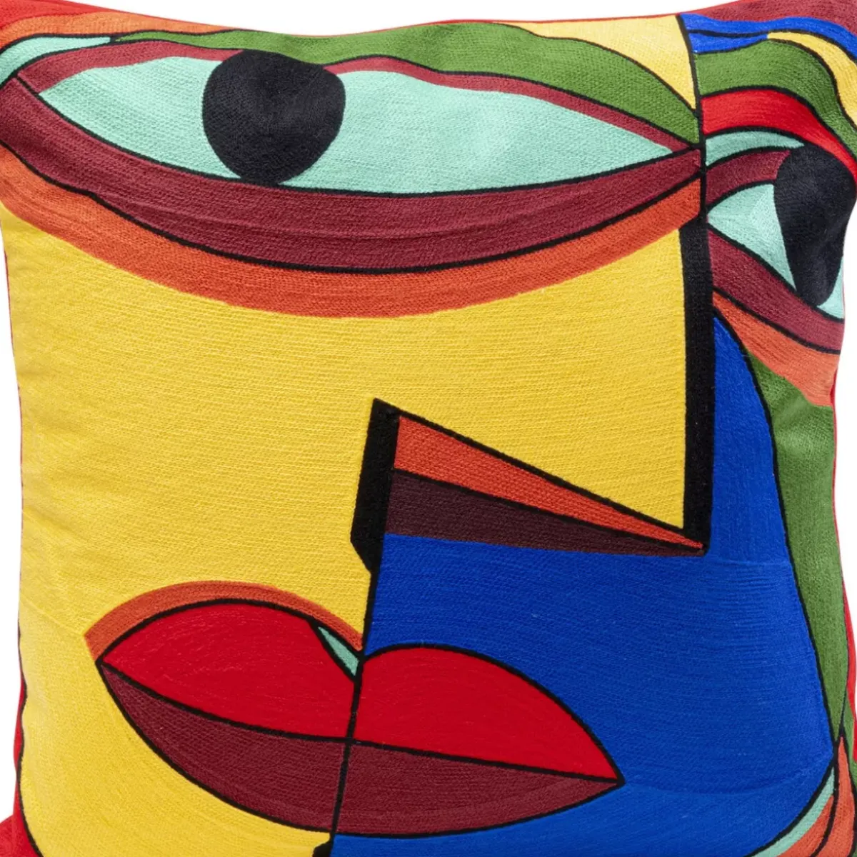 Clearance Kissen Faccia Arte Colore Right 50X50Cm Kissen