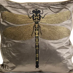 Clearance Kissen Glitter Dragonfly Braun 40X40Cm Kissen