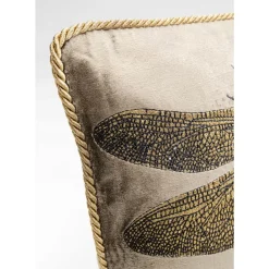 Kissen Glitter Dragonfly Braun 50X30Cm Kissen