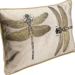 Kissen Glitter Dragonfly Braun 50X30Cm Kissen
