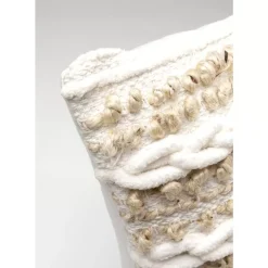 New Kissen Loop Knit Beige 45X45Cm Kissen