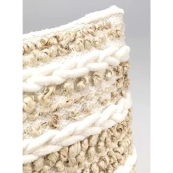 New Kissen Loop Knit Beige 45X45Cm Kissen