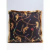 Kissen Tiger Chain Schwarz 45X45Cm Kissen