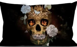Hot Kissenbezug 40X65 Skull Memento Mori Deko & Geschenkartikel
