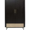 Hot Kleiderschrank Milano 180X110 Regale