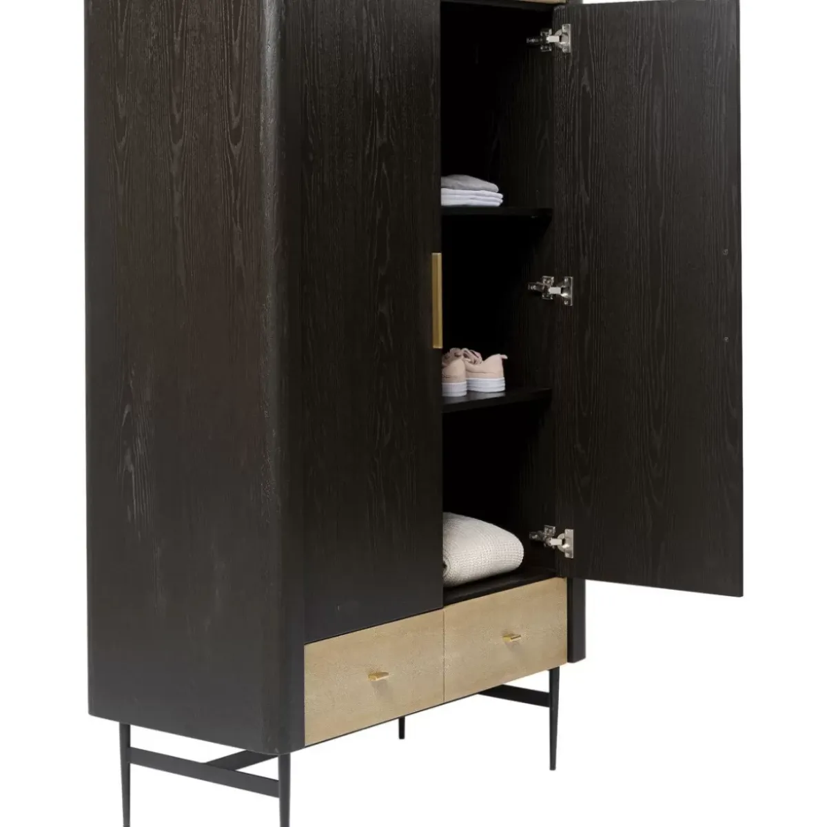 Hot Kleiderschrank Milano 180X110 Regale