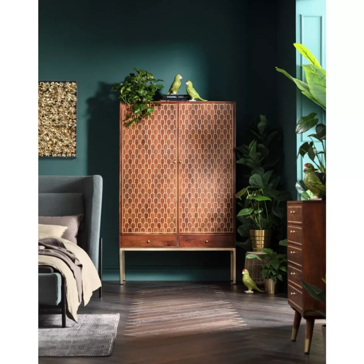 Hot Kleiderschrank Muskat Regale