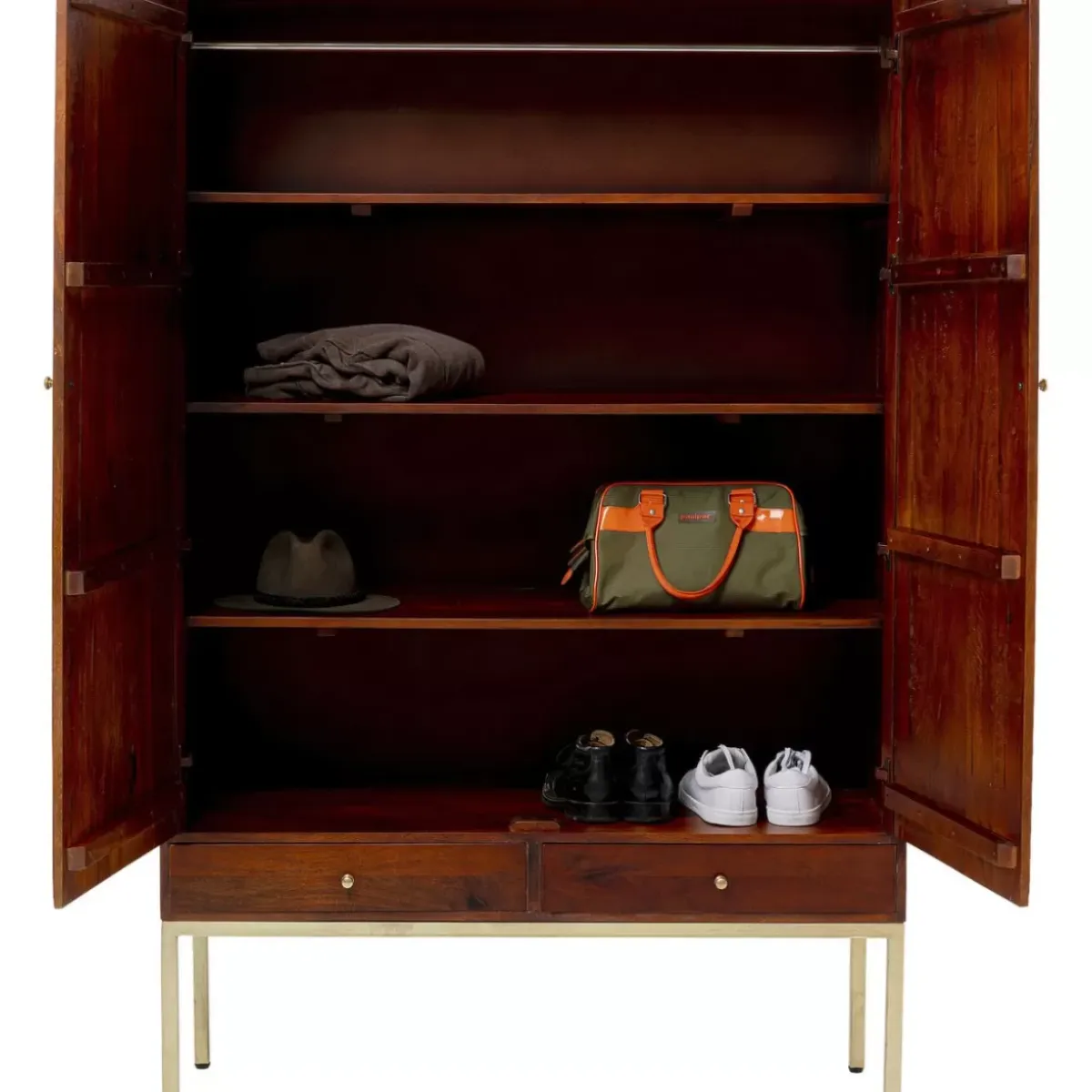 Hot Kleiderschrank Muskat Regale