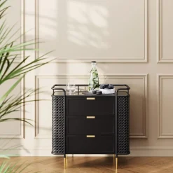 New Kommode Fence 80X80Cm Kommoden & Sideboards