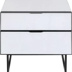 New Kommode Klein Soran Schwarz 49X50Cm Kommoden & Sideboards