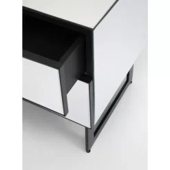 New Kommode Klein Soran Schwarz 49X50Cm Kommoden & Sideboards