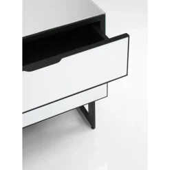 New Kommode Klein Soran Schwarz 49X50Cm Kommoden & Sideboards