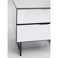 New Kommode Klein Soran Schwarz 49X50Cm Kommoden & Sideboards