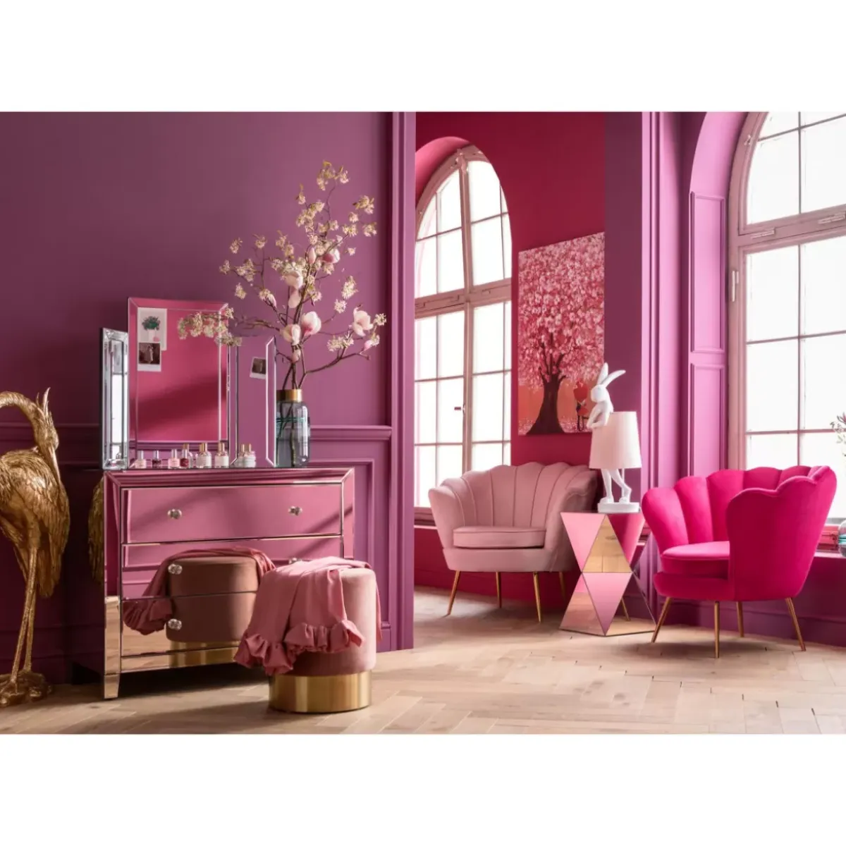 Hot Kommode Luxury Champagne 3 Schube Kommoden & Sideboards