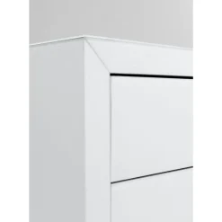 Discount Kommode Luxury Push 3 Schube Weiss Kommoden & Sideboards