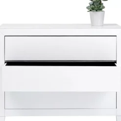 Discount Kommode Luxury Push 3 Schube Weiss Kommoden & Sideboards