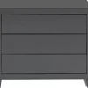 Hot Kommode Luxury Push 3 Schube Grau Kommoden & Sideboards