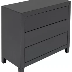 Hot Kommode Luxury Push 3 Schube Grau Kommoden & Sideboards