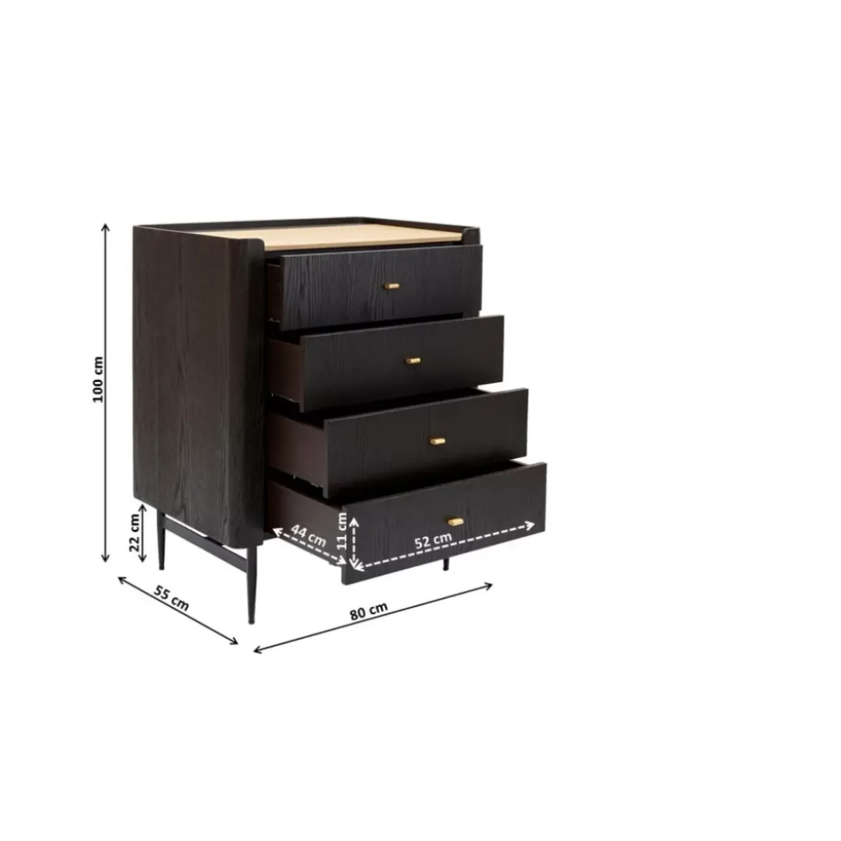 Outlet Kommode Milano 80 Kommoden & Sideboards