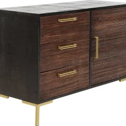 New Kommode Olbia Dunkel 110X62Cm Kommoden & Sideboards
